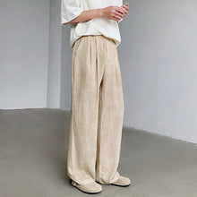 Load image into Gallery viewer, Linen Casual Wide-Leg Pants Loose Drape