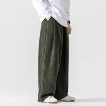 Load image into Gallery viewer, Corduroy Loose Straight Wide-leg Pants