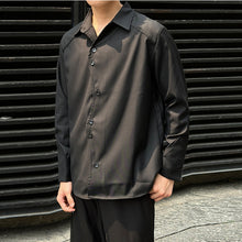 Load image into Gallery viewer, Black Casual Loose Shirt