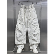 Load image into Gallery viewer, Ice Silk Loose Straight Cargo Trousers