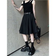 Load image into Gallery viewer, High Waist Pleated Skirt Pants