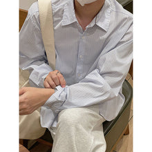 Load image into Gallery viewer, Vertical Stripes Casual Long Sleeve Shirt