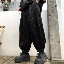 Load image into Gallery viewer, Big Pocket Shiny Vertical Striped Pants