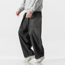 Load image into Gallery viewer, Loose Wide Big Pocket Straight Jeans