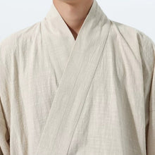Load image into Gallery viewer, Loose Cotton Layered Cross Front Side Tie Shirt