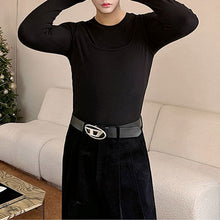 Load image into Gallery viewer, Tight Bottoming Shirt and Vest Two-piece Set