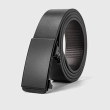 Load image into Gallery viewer, Simple Toothless Smooth Leather Buckle Belt