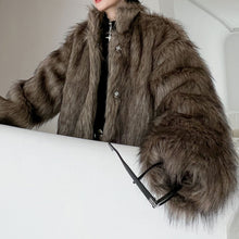 Load image into Gallery viewer, Winter Short Faux Fur Jacket