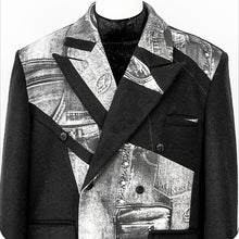 Load image into Gallery viewer, Loose Warm Denim Patchwork Jacket