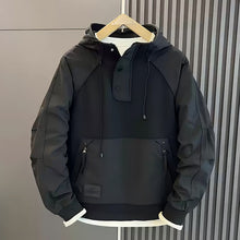 Load image into Gallery viewer, Workwear Large Pocket Pullover Hooded Fleece Sweatshirt