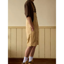 Load image into Gallery viewer, Retro Cargo Overalls Shorts