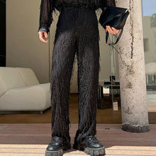 Load image into Gallery viewer, Stage Tassels Sequins Tops Pants Suits