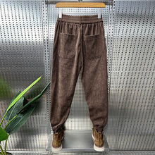 Load image into Gallery viewer, Winter Corduroy Casual Slim-fit Loose Harem Pants