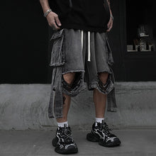 Load image into Gallery viewer, Distressed Multi-Pocket Straight Jeans