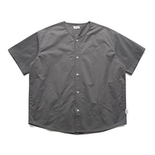 Load image into Gallery viewer, Collarless Vintage Short-sleeved Shirt
