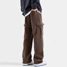 Load image into Gallery viewer, Warm Corduroy Straight-leg Trousers