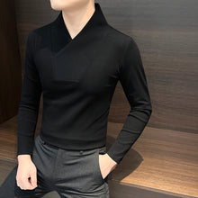 Load image into Gallery viewer, V-neck Slim Fit Bottoming Shirt