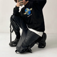 Load image into Gallery viewer, Loose Fit Harem Leather Pants