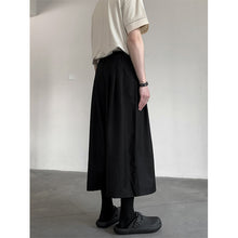Load image into Gallery viewer, Wide-leg Cropped Casual Trousers