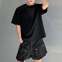 Load image into Gallery viewer, Denim Patchwork Big Pocket Suit