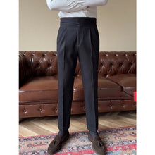 Load image into Gallery viewer, Italian High Waist Button Casual Pants