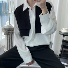 Load image into Gallery viewer, Fake Two-piece Long-sleeved Shirt