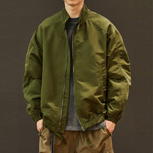 Load image into Gallery viewer, Stand-up Collar Loose Casual Solid Color Jacket