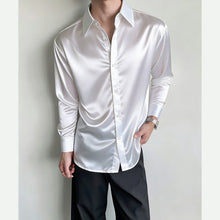 Load image into Gallery viewer, Shiny Satin Shirt Stage Performance Shirt