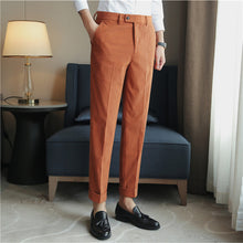Load image into Gallery viewer, Winter Thickened Corduroy Slim Fit Casual Trousers