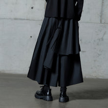 Load image into Gallery viewer, Wide Leg Draped Tie-Strap Culottes