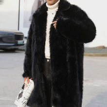 Load image into Gallery viewer, Winter Long Thick Faux Plush Coat
