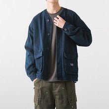 Load image into Gallery viewer, Japanese Retro Loose V-neck Cardigan