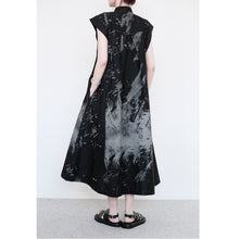 Load image into Gallery viewer, Irregular Graffiti-Print Loose Dress