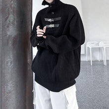 Load image into Gallery viewer, Retro Turtleneck Solid Color Thickened Knitted Sweater