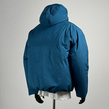Load image into Gallery viewer, Diagonal Zipper Hooded Cotton-padded Jacket