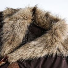 Load image into Gallery viewer, Faux Fur Collar Loose Thick Jacket