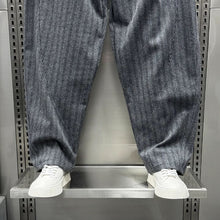 Load image into Gallery viewer, Vintage Wide Leg Scimitar Stripe Pants
