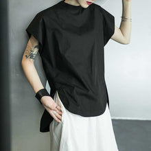 Load image into Gallery viewer, Slit Loose Short-sleeved T-shirt
