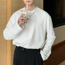 Load image into Gallery viewer, Loose Round Neck Cotton T-shirt