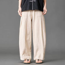 Load image into Gallery viewer, Zen-inspired Elastic Waist Loose Casual Pants