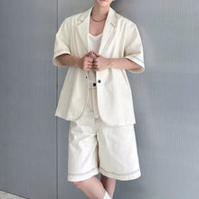 Load image into Gallery viewer, Washed Denim Relaxed-Fit Two-piece Set
