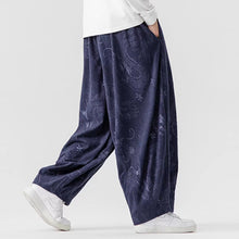 Load image into Gallery viewer, Corduroy Printed Casual Wide-Leg Pants
