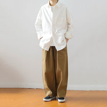 Load image into Gallery viewer, Japanese Retro Washed Cotton Loose Shirt