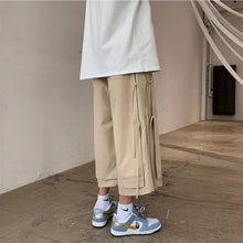 Load image into Gallery viewer, Japanese Style Fake Two Piece Side Ribbon Pants