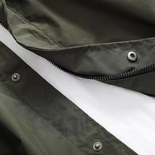 Load image into Gallery viewer, Retro Loose-fitting Mid-length Hooded Trench Coat