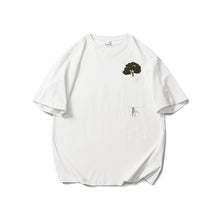 Load image into Gallery viewer, Summer Cotton Embroidered Short Sleeves T-shirts