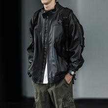 Load image into Gallery viewer, Vintage Leather Winter Stand Collar PU Jacket