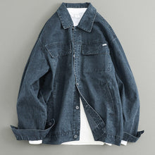 Load image into Gallery viewer, Casual Retro Washed Loose Denim Jacket