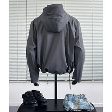 Load image into Gallery viewer, Cropped Vintage Hooded Blazer