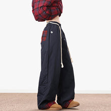Load image into Gallery viewer, Vintage Plaid Patchwork Cotton Wide-leg Pants
